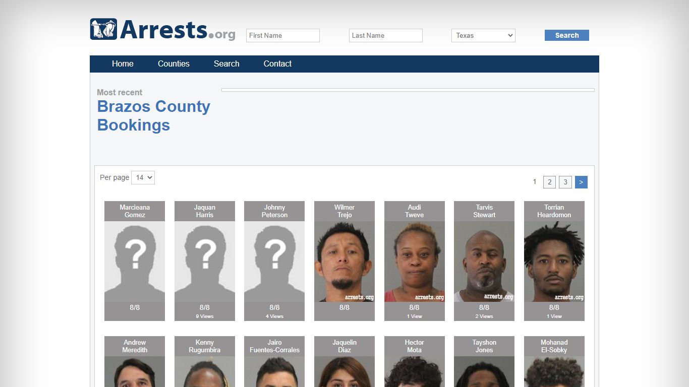 Brazos County Arrests and Inmate Search